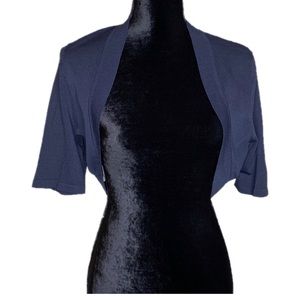 Ann Taylor Black Bolero Cover Up Size M